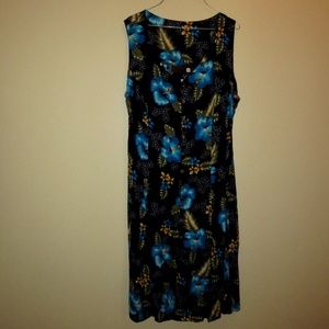 Tiki Palm Hawaiian Dress XL
